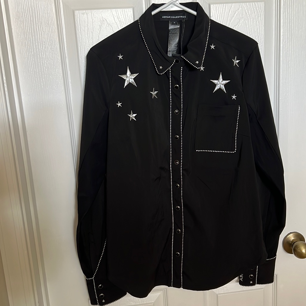Asmar Equestrian Star Western Show Shirt
